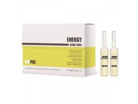 KAY PRO ENERGY losjonas nuo slinkimo, energijos teikiantis, silpniems,ploniems plaukams 12*10ml